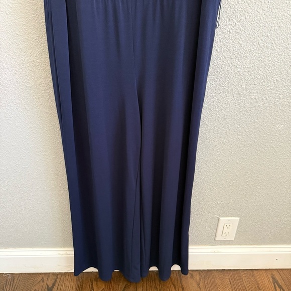 Lauren Ralph Lauren Knit Sleeveless Jumpsuit Size 2X Wide Leg - Picture 3 of 6